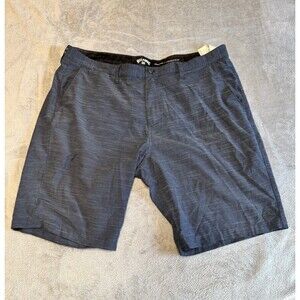 Billabong Mens 40 Stretch Crossfire Submersibles Blue Board Shorts Swim Trunks